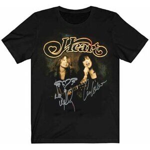 Heart Music Band Unisex T Shirt Classic Rock Vintage Style Tee